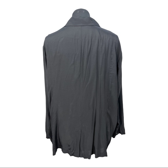 Black TORRID Textured Woven Boyfriend Blazer Size 3/3X - Picture 10 of 13